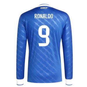2025-2026 Real Madrid Long Sleeve Third Shirt (Ronaldo 9)