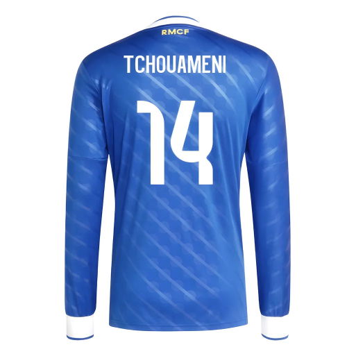 2025-2026 Real Madrid Long Sleeve Third Shirt (Tchouameni 14)