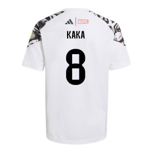 2025-2026 Real Madrid Marvel Avengers Training Shirt (White) - Kids (Kaka 8)