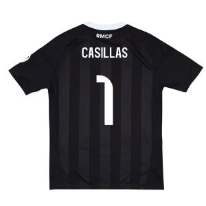 2025-2026 Real Madrid Third Goalkeeper Youth Kit (Black) (Casillas 1)
