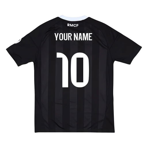2025-2026 Real Madrid Third Goalkeeper Youth Kit (Black) (Your Name)
