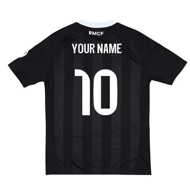 2025-2026 Real Madrid Third Goalkeeper Youth Kit (Black) (Your Name)