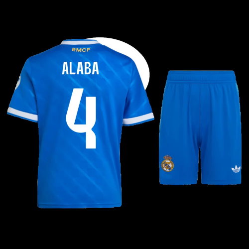 2025-2026 Real Madrid Third Mini Kit (Alaba 4) 2025-2026 Real Madrid Third Mini Kit (Alaba 4)