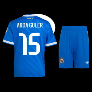 2025-2026 Real Madrid Third Mini Kit (Arda Guler 15)