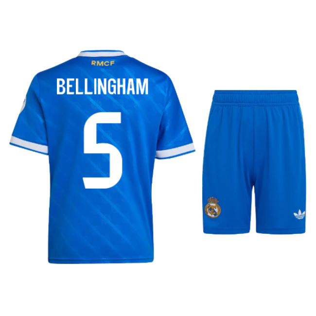 2025-2026 Real Madrid Third Mini Kit (Bellingham 5)