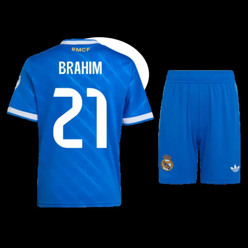 2025-2026 Real Madrid Third Mini Kit (Brahim 21) 2025-2026 Real Madrid Third Mini Kit (Brahim 21)