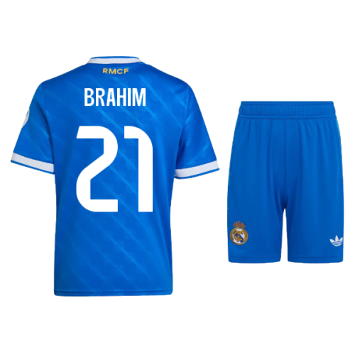 2025-2026 Real Madrid Third Mini Kit (Brahim 21)
