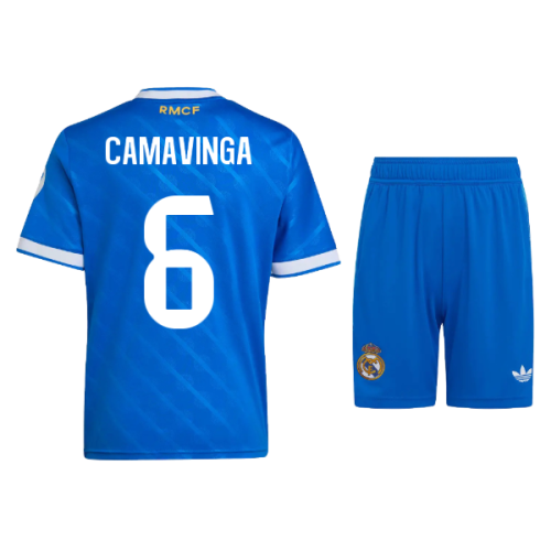 2025-2026 Real Madrid Third Mini Kit (Camavinga 6)