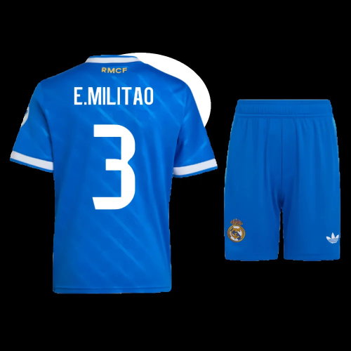 2025-2026 Real Madrid Third Mini Kit (E.Militao 3) 2025-2026 Real Madrid Third Mini Kit (E.Militao 3)