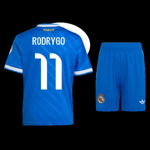 2025-2026 Real Madrid Third Mini Kit (Rodrygo 11)
