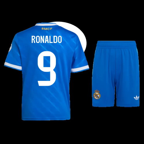 2025-2026 Real Madrid Third Mini Kit (Ronaldo 9) 2025-2026 Real Madrid Third Mini Kit (Ronaldo 9)