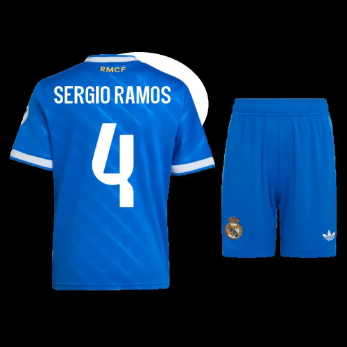2025-2026 Real Madrid Third Mini Kit (Sergio Ramos 4) 2025-2026 Real Madrid Third Mini Kit (Sergio Ramos 4)