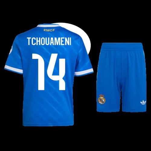 2025-2026 Real Madrid Third Mini Kit (Tchouameni 14) 2025-2026 Real Madrid Third Mini Kit (Tchouameni 14)