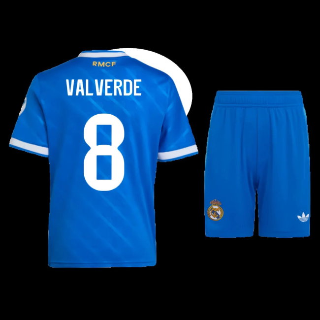 2025-2026 Real Madrid Third Mini Kit (Valverde 8)