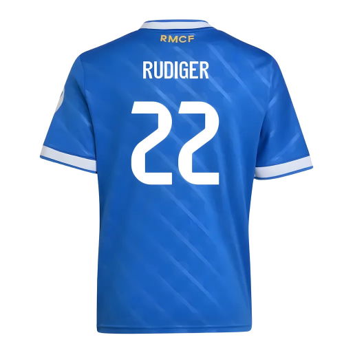 2025-2026 Real Madrid Third Shirt (Kids) (Rudiger 22)