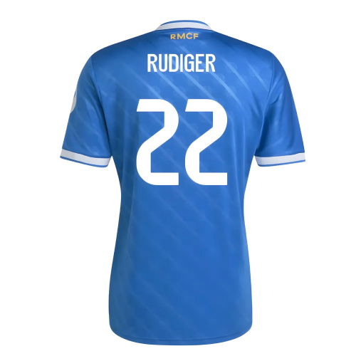 2025-2026 Real Madrid Third Shirt (Rudiger 22)