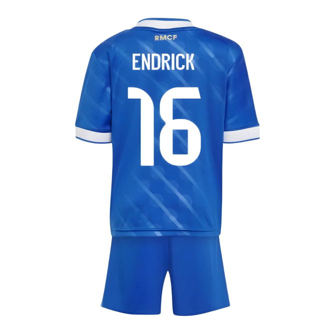 2025-2026 Real Madrid Third Youth Kit (Endrick 16)
