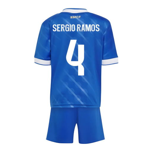 2025-2026 Real Madrid Third Youth Kit (Sergio Ramos 4)