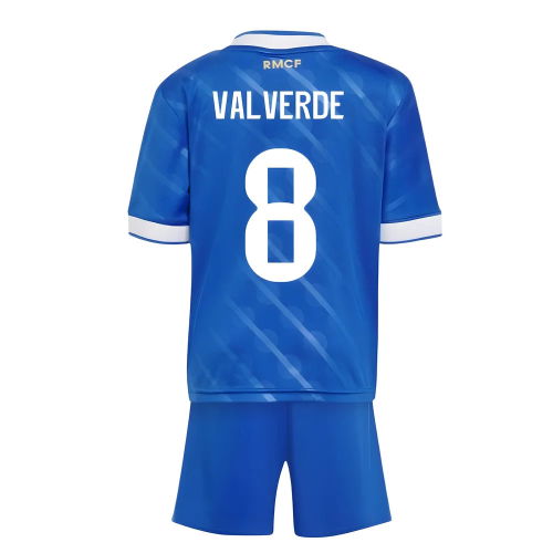 2025-2026 Real Madrid Third Youth Kit (Valverde 8)