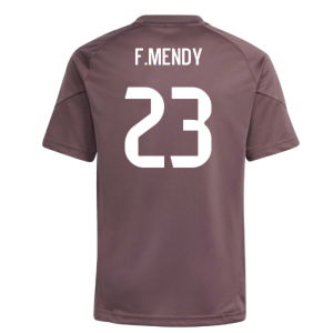 2025-2026 Real Madrid Training Jersey (Shadow Fig) - Kids (F.Mendy 23)