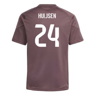 2025-2026 Real Madrid Training Jersey (Shadow Fig) - Kids (Huijsen 24)