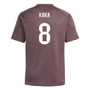 2025-2026 Real Madrid Training Jersey (Shadow Fig) - Kids (Kaka 8)