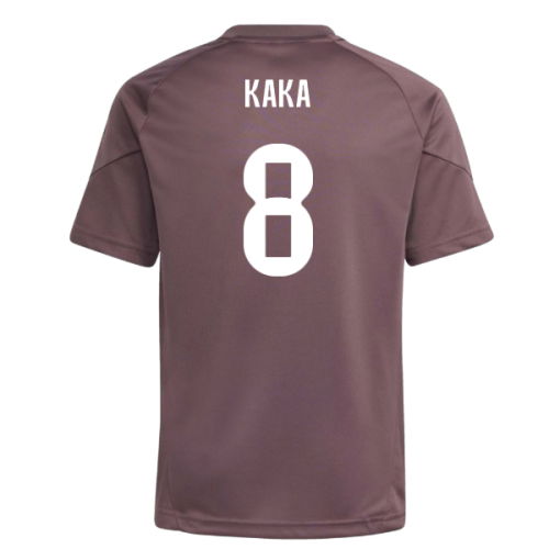 2025-2026 Real Madrid Training Jersey (Shadow Fig) - Kids (Kaka 8)