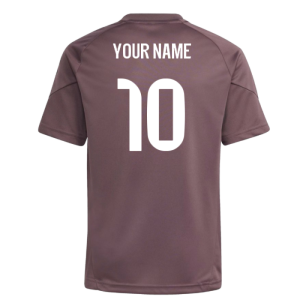 2025-2026 Real Madrid Training Jersey (Shadow Fig) - Kids (Your Name)