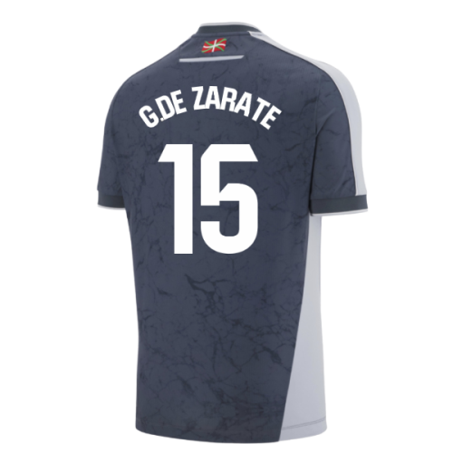 2025-2026 Real Sociedad Away Shirt (G.De Zarate 15)