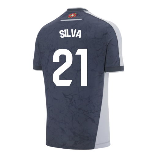 2025-2026 Real Sociedad Away Shirt (Silva 21)  2025-2026 Real Sociedad Away Shirt (Silva 21)