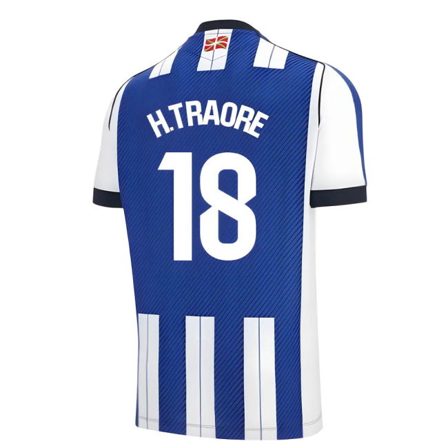 2025-2026 Real Sociedad Home Shirt (H.Traore 18)