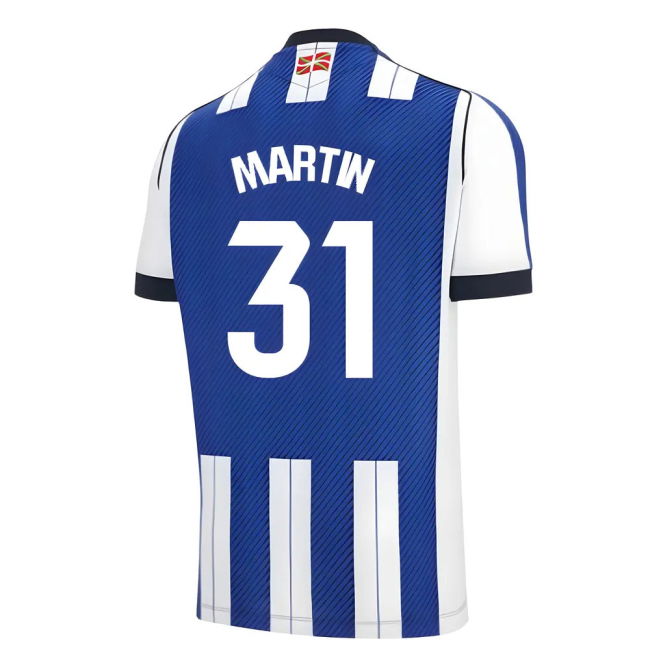 2025-2026 Real Sociedad Home Shirt (Martin 31)