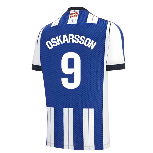 2025-2026 Real Sociedad Home Shirt (Oskarsson 9)