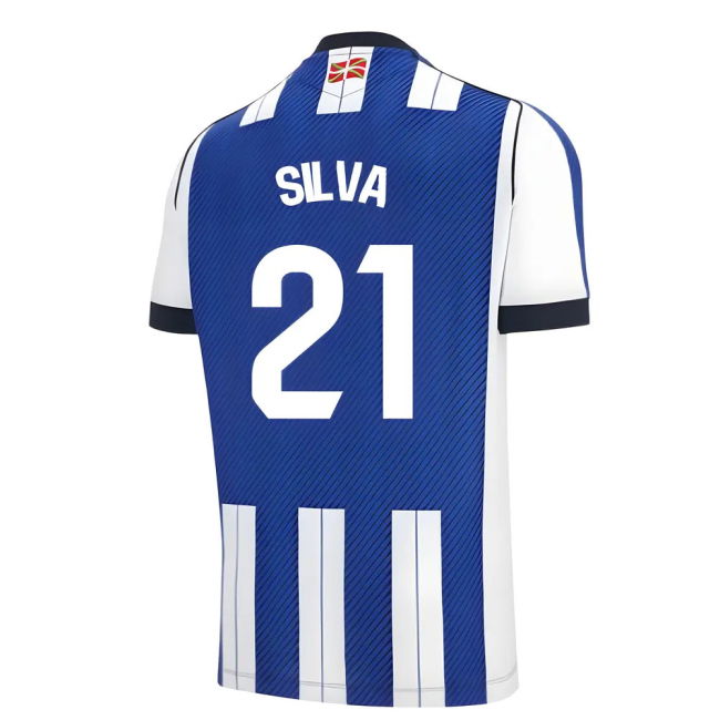 2025-2026 Real Sociedad Home Shirt (Silva 21)