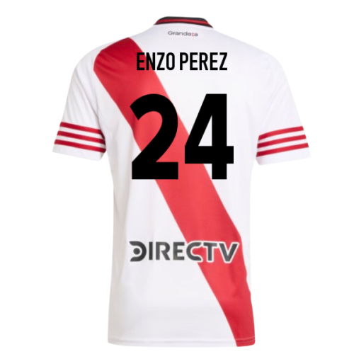 2025-2026 River Plate Home Shirt (Enzo Perez 24)