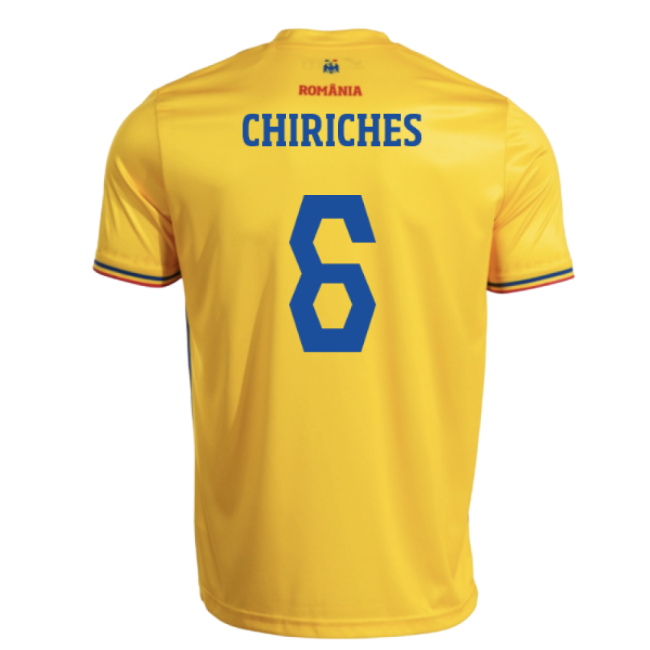 2025-2026 Romania Home Replica Shirt (Chiriches 6)