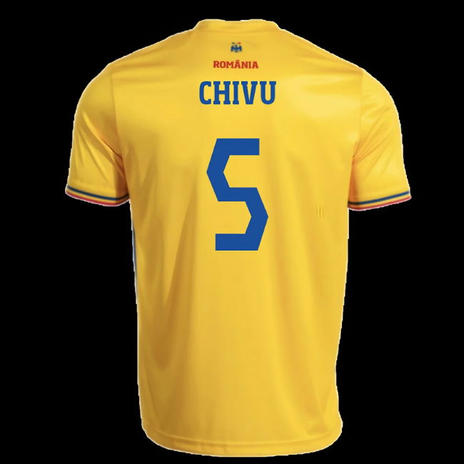 2025-2026 Romania Home Replica Shirt (Chivu 5)