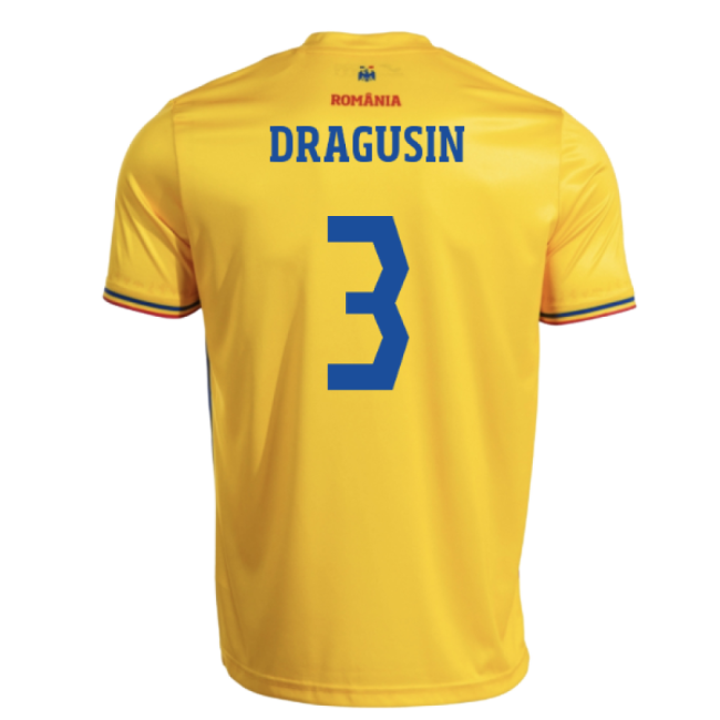 2025-2026 Romania Home Replica Shirt (Dragusin 3)