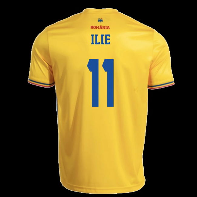 2025-2026 Romania Home Replica Shirt (Ilie 11)