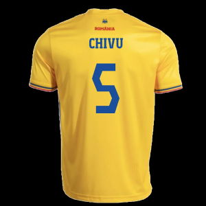2025-2026 Romania Home Replica Shirt (Kids) (Chivu 5)