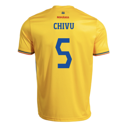 2025-2026 Romania Home Replica Shirt (Kids) (Chivu 5)