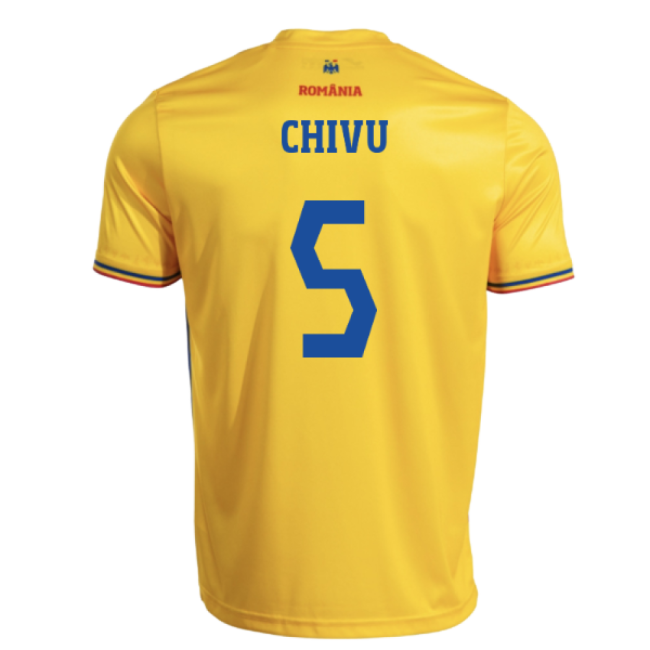 2025-2026 Romania Home Replica Shirt (Kids) (Chivu 5)