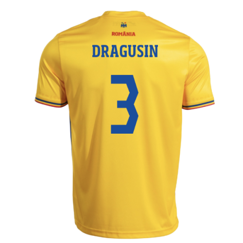 2025-2026 Romania Home Replica Shirt (Kids) (Dragusin 3)