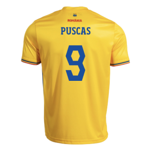 2025-2026 Romania Home Replica Shirt (Kids) (Puscas 9)