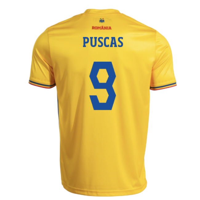 2025-2026 Romania Home Replica Shirt (Kids) (Puscas 9)