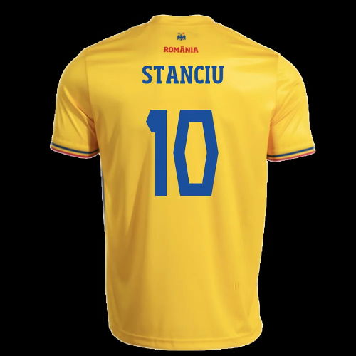2025-2026 Romania Home Replica Shirt (Kids) (Stanciu 10)