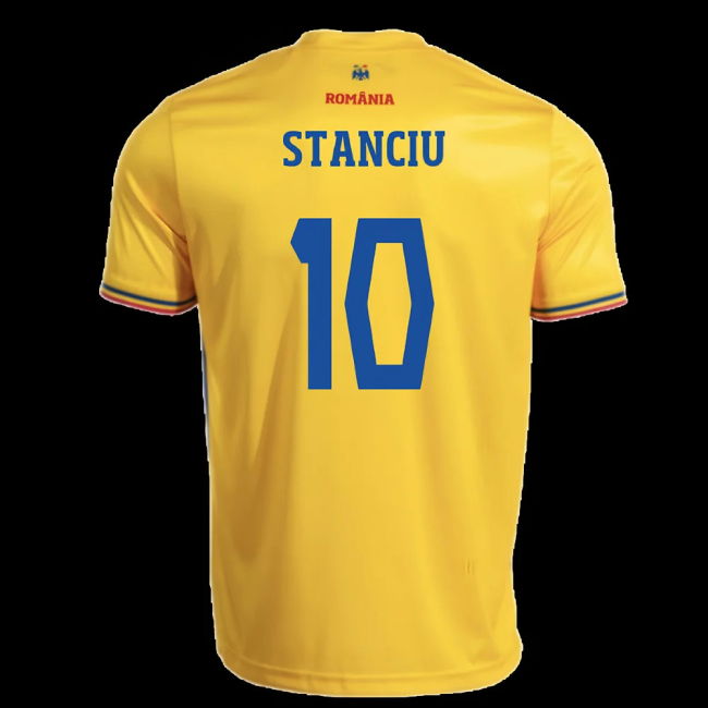 2025-2026 Romania Home Replica Shirt (Kids) (Stanciu 10)