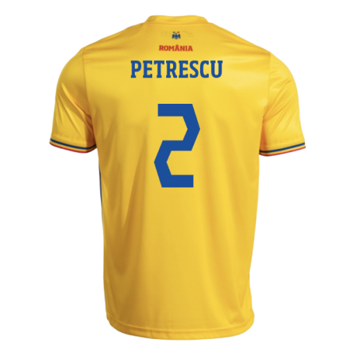 2025-2026 Romania Home Replica Shirt (Petrescu 2)