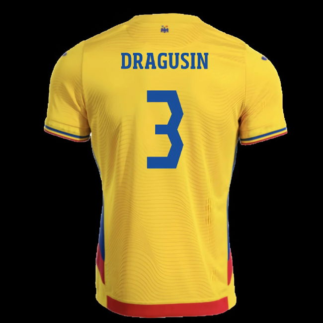 2025-2026 Romania Home Shirt (Dragusin 3)