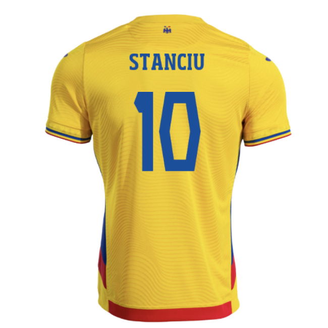 2025-2026 Romania Home Shirt (Stanciu 10)